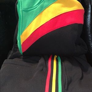Reggae color sweatsuit